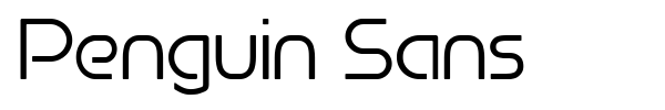 Penguin Sans font preview
